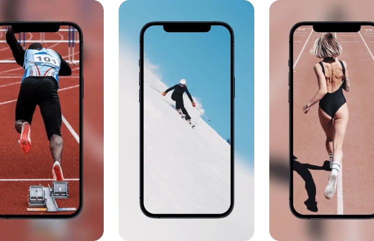Device frames applied to a photo in to Stories