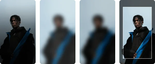 Gradient and blur effects in to Stories