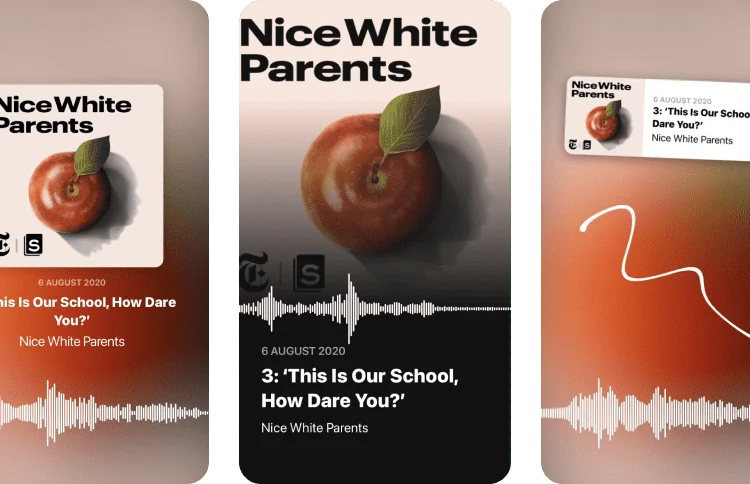 Podcast Story layouts available in to Stories